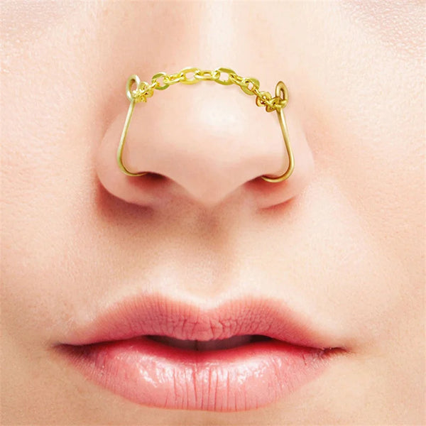 Nose chain ring women