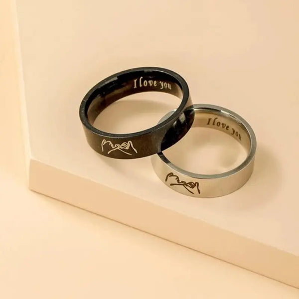 Titanium Couple Ring