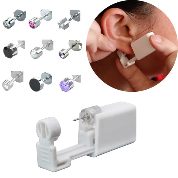 1pc Disposable Sterile Ear Piercing No Pain Piercing Tool Tragus Helix Jewelry